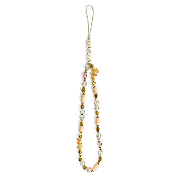 Guess Phone Strap Beads Bohemia - Zawieszka do telefonu 25 cm (Brown) - obrazek 2