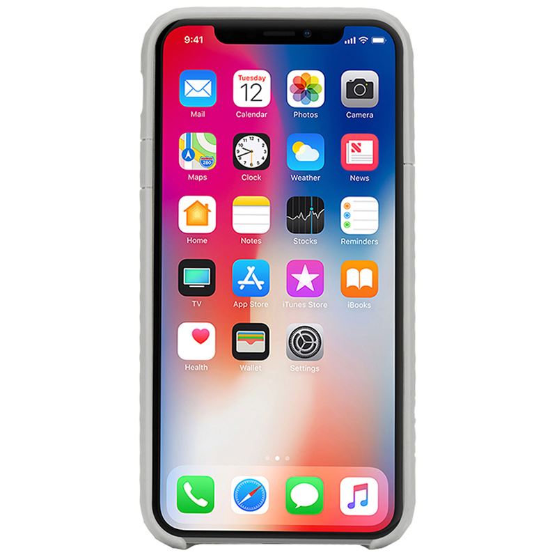 Incase Pop Case - Etui iPhone Xs / X (Clear/Slate) - obrazek 3