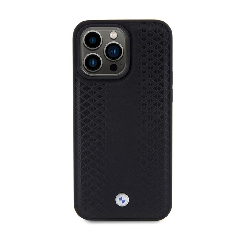 BMW Leather Diamond Pattern - Etui iPhone 15 Pro Max (czarny) - obrazek 3
