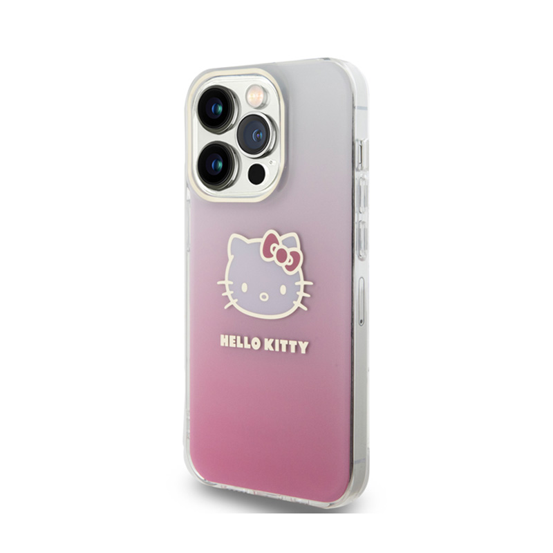 Hello Kitty IML Gradient Electrop Kitty Head - Etui iPhone 14 Pro Max (różowy) - obrazek 2