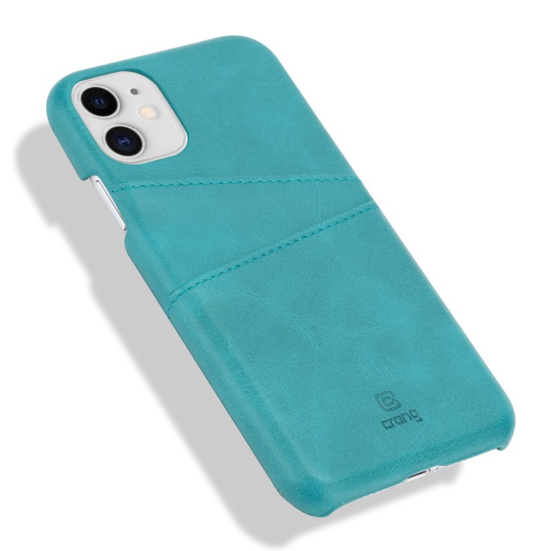 Crong Neat Cover - Etui iPhone 11 Pro z kieszeniami (zielony) - obrazek 4